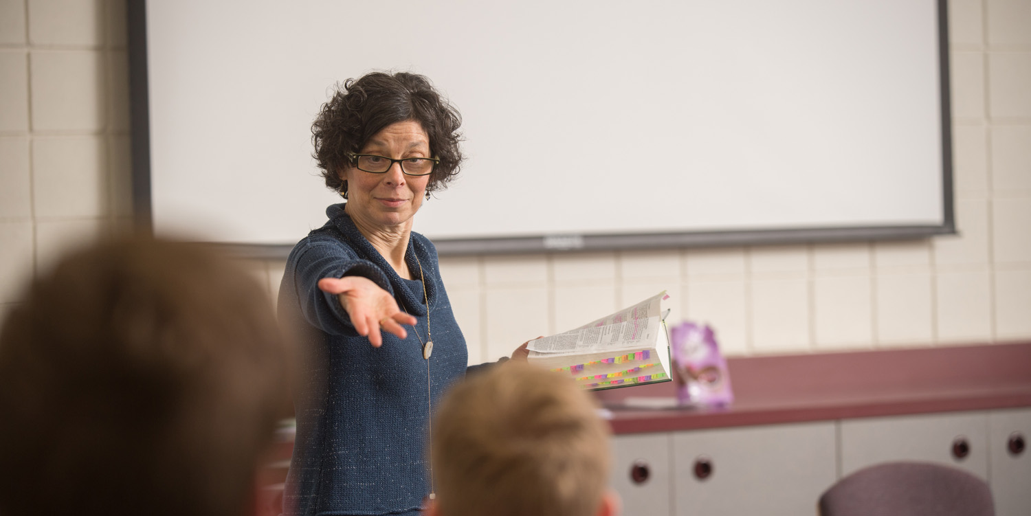 photo - Bible and Ministry professor Michele Hershberger will lead a Spring 2019 class, Missional Leadership, in which community members are invited to participate alongside college students.