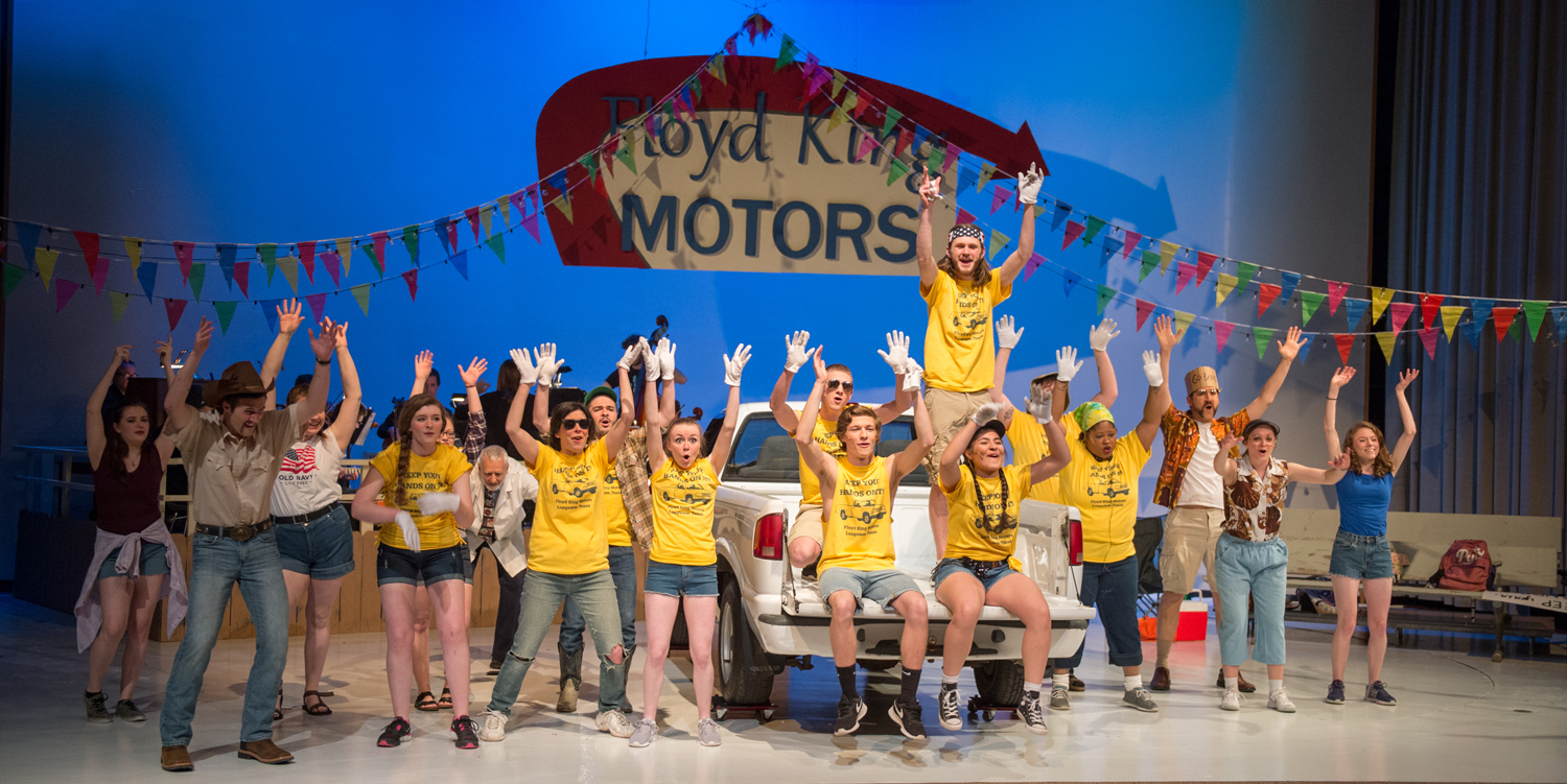 production photo from Hesston College musical, 