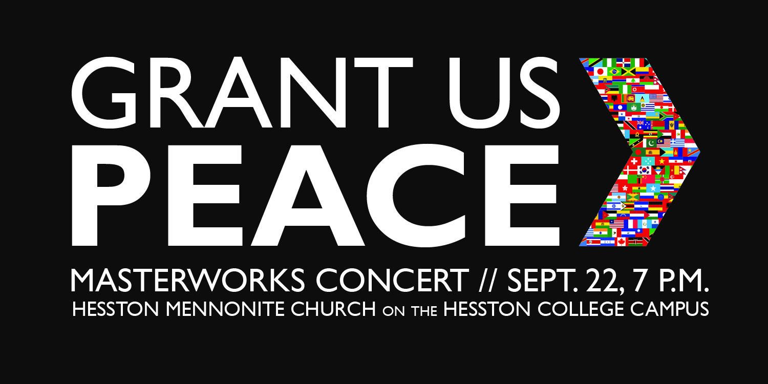 graphic - Grant us peace: Masterworks concert, Sept 22, 7 p.m.