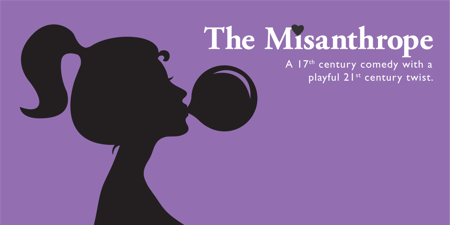 Graphic - Misanthrope, a 17th century comedy with a playful 21st century twist